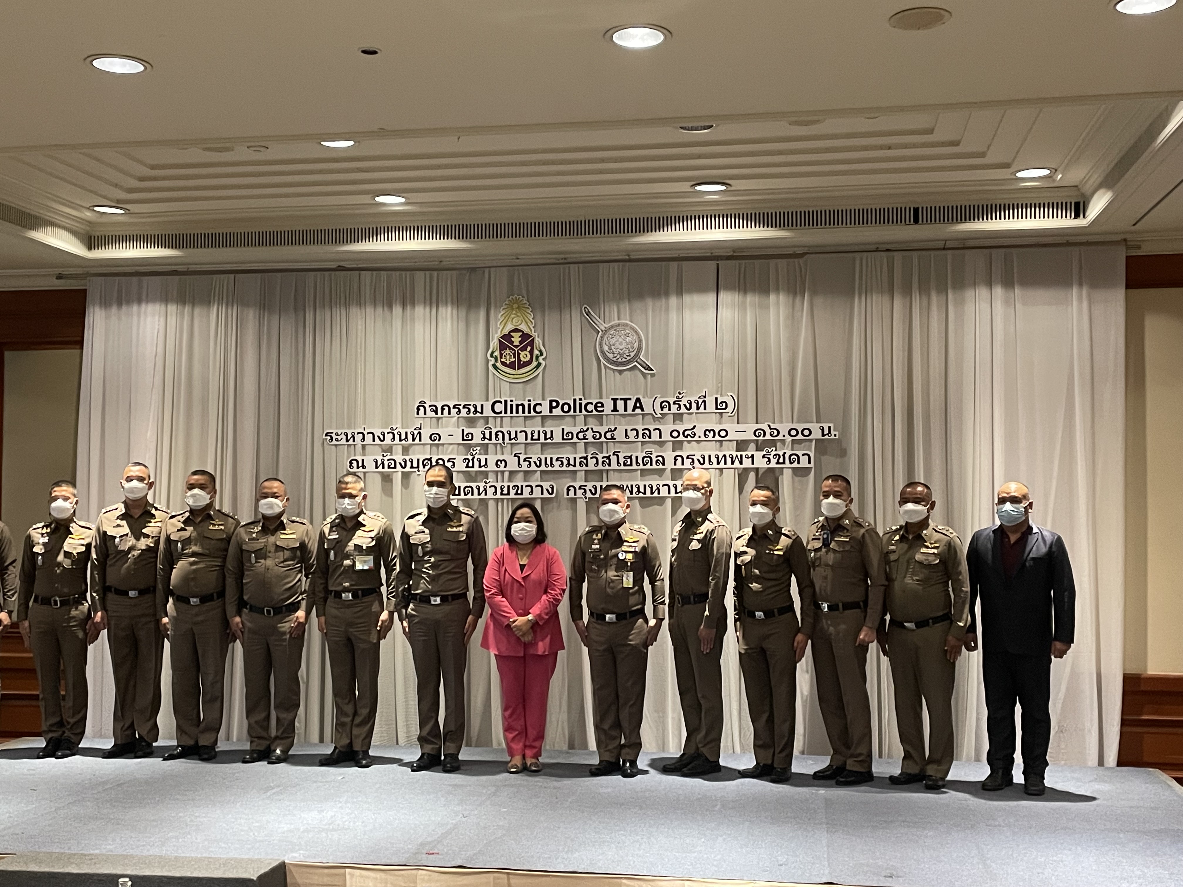 พ.ต.อ.วชิรากรณ์ วงศ์บุญ ผกก.สน.พระโขนง ร่วมกิจกรรม Clinic Police ITA ครั้งที่ 2